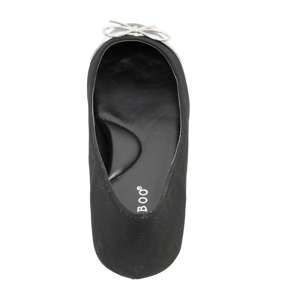 BAMBOO Black Flats - Picture 3 of 4